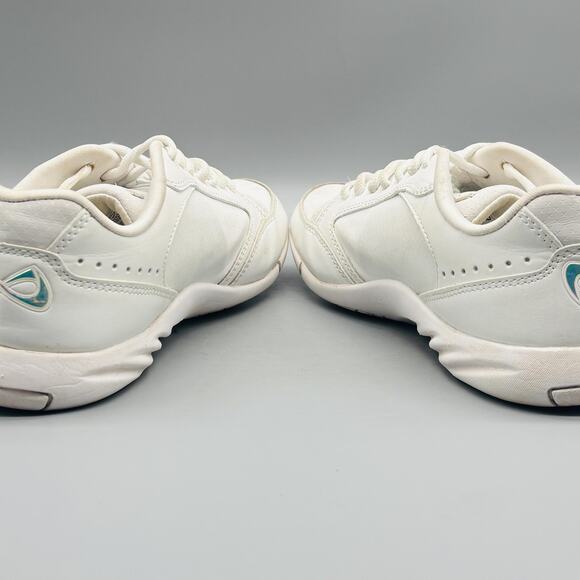 Nfinity Shoes Womens 7 White Leather Fearless Cheer Cheerleading Low Top Sneaker - Picture 6 of 10